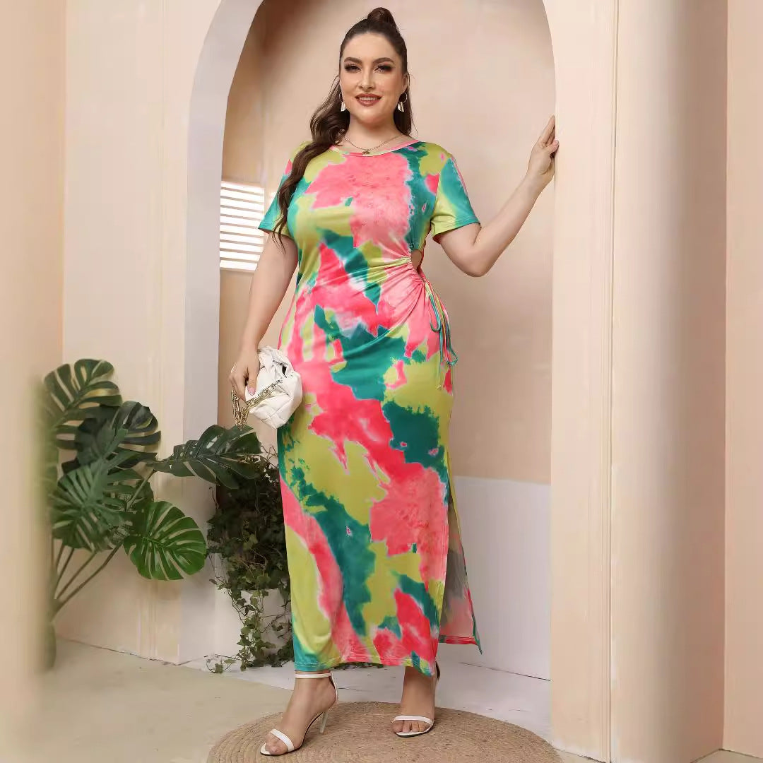 Damen Maxikleid mit elegantem farbverlauf Drune