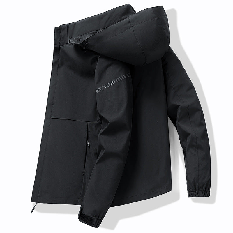 Herren Wasserabweisender Winterparka mit thermo-reflektierendem Steppfutter und Kapuze Drune