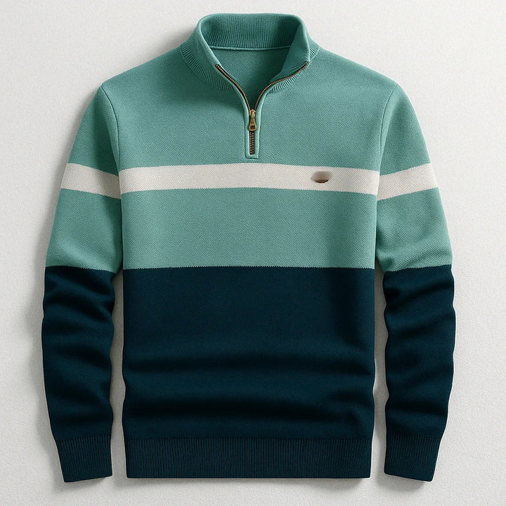 Herren Modischer Halbzip-Pullover