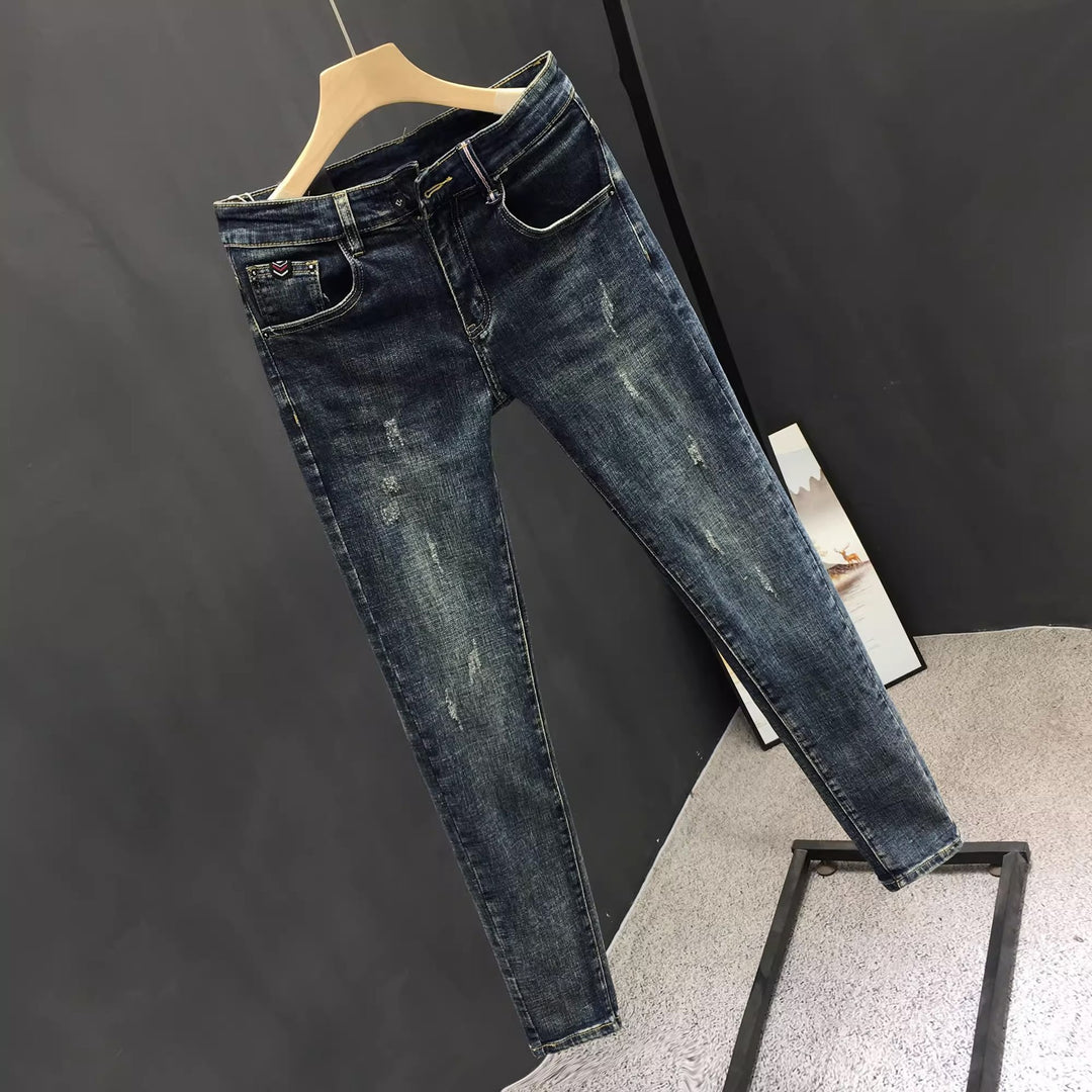Herren Skinny Jeans mit distressed Details und modernem Schnitt Drune