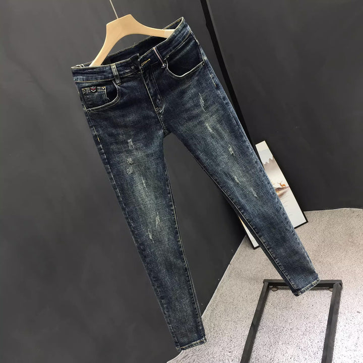 Herren Skinny Jeans mit distressed Details und modernem Schnitt Drune