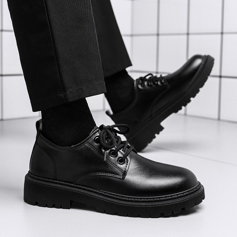 Herren Klassische Schnürschuhe mit robuster Sohle Drune