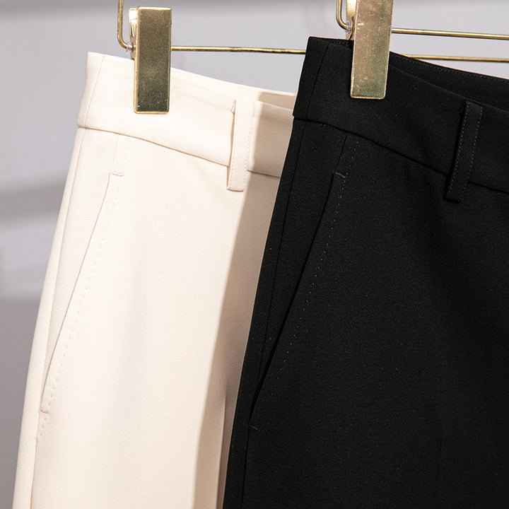 Damen Tailored Palazzo-Hose mit Bügelfalte und verdecktem Hakenverschluss Drune