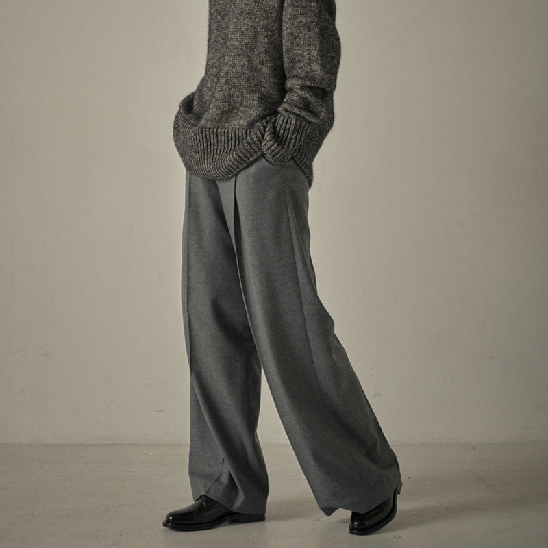 Damen elegante Hochbund-Culotte mit abnehmbaren Gürtel Drune