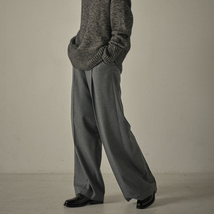 Damen elegante Hochbund-Culotte mit abnehmbaren Gürtel Drune