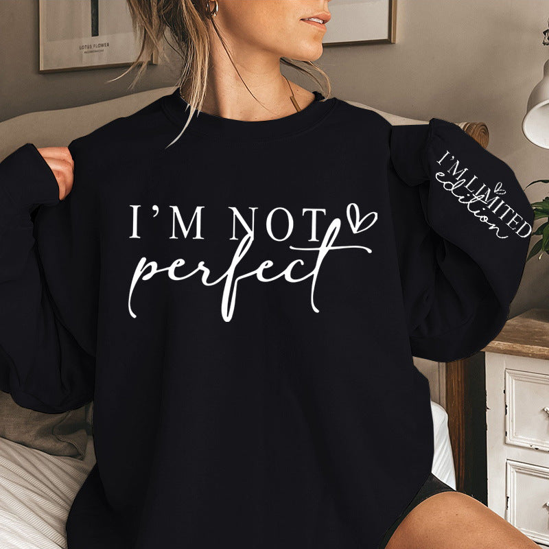 Damen Oversized Sweatshirt mit einzigartigem Statement-Print Drune
