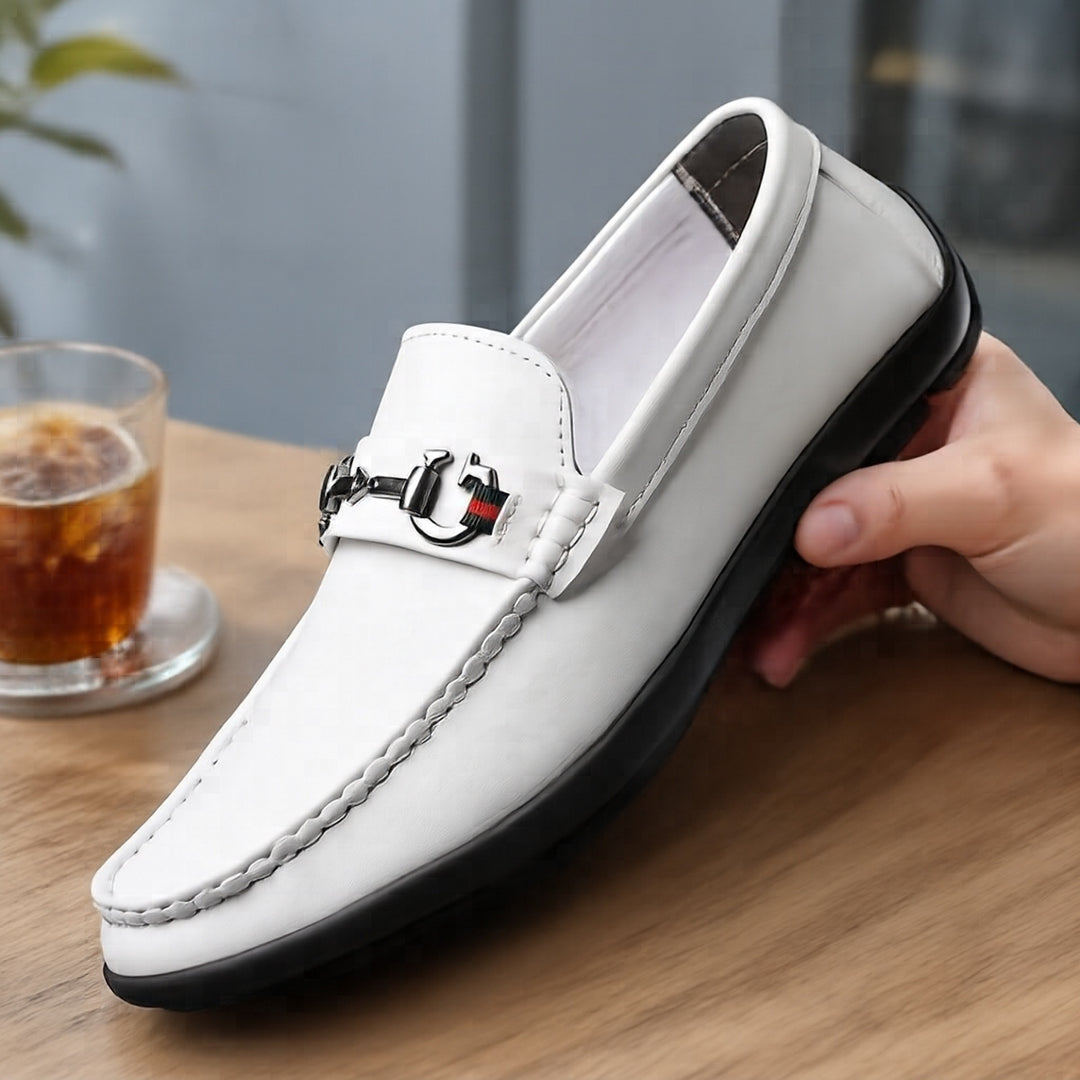 Herren Elegant Leder Mokassins Drune