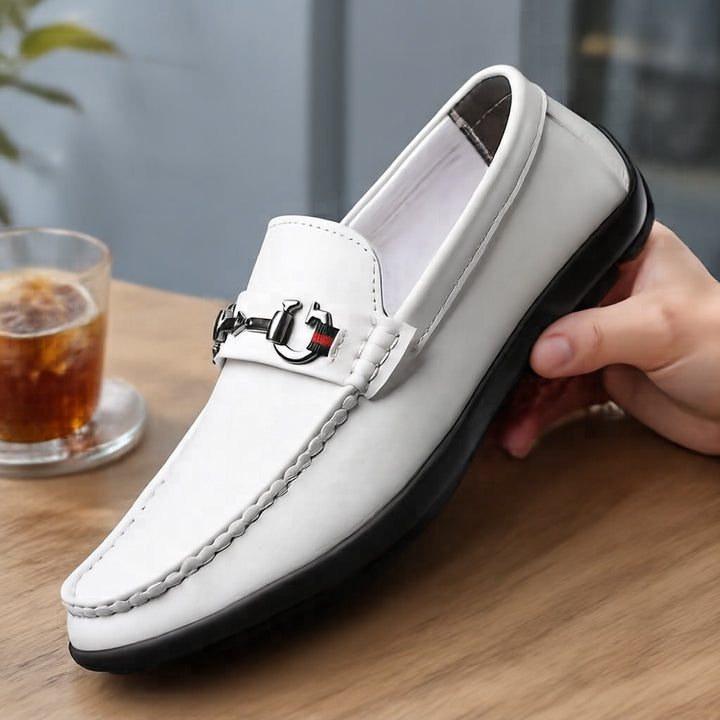 Herren Elegant Leder Mokassins Drune