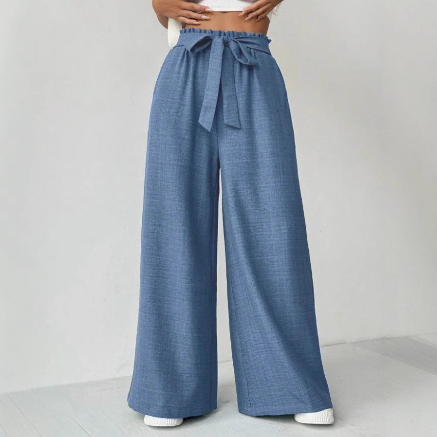 Damen Weite Hosen Drune