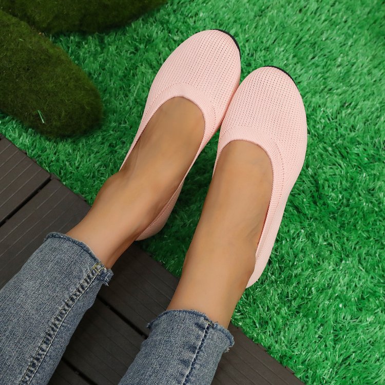 Damen bequeme Slip-On Ballerinas Drune