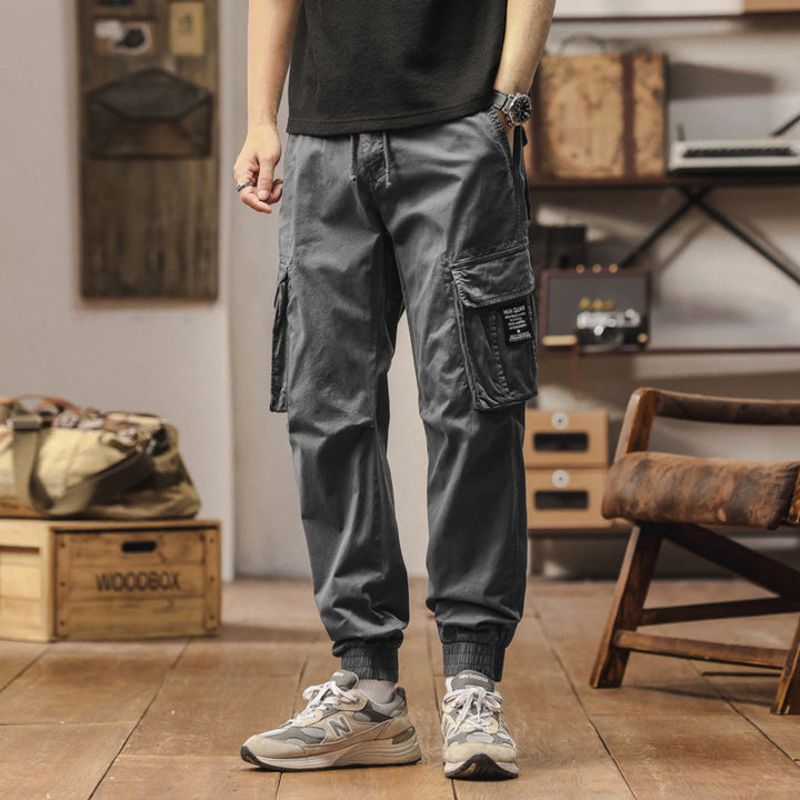 Herren Leichte Ripstop-Cargo-Jogger mit Komfortbund, Organizer‑Taschen und geripptem Knöchelabschluss Drune