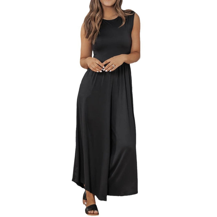 Damen Elegantes Maxikleid mit fließendem Schnitt Drune