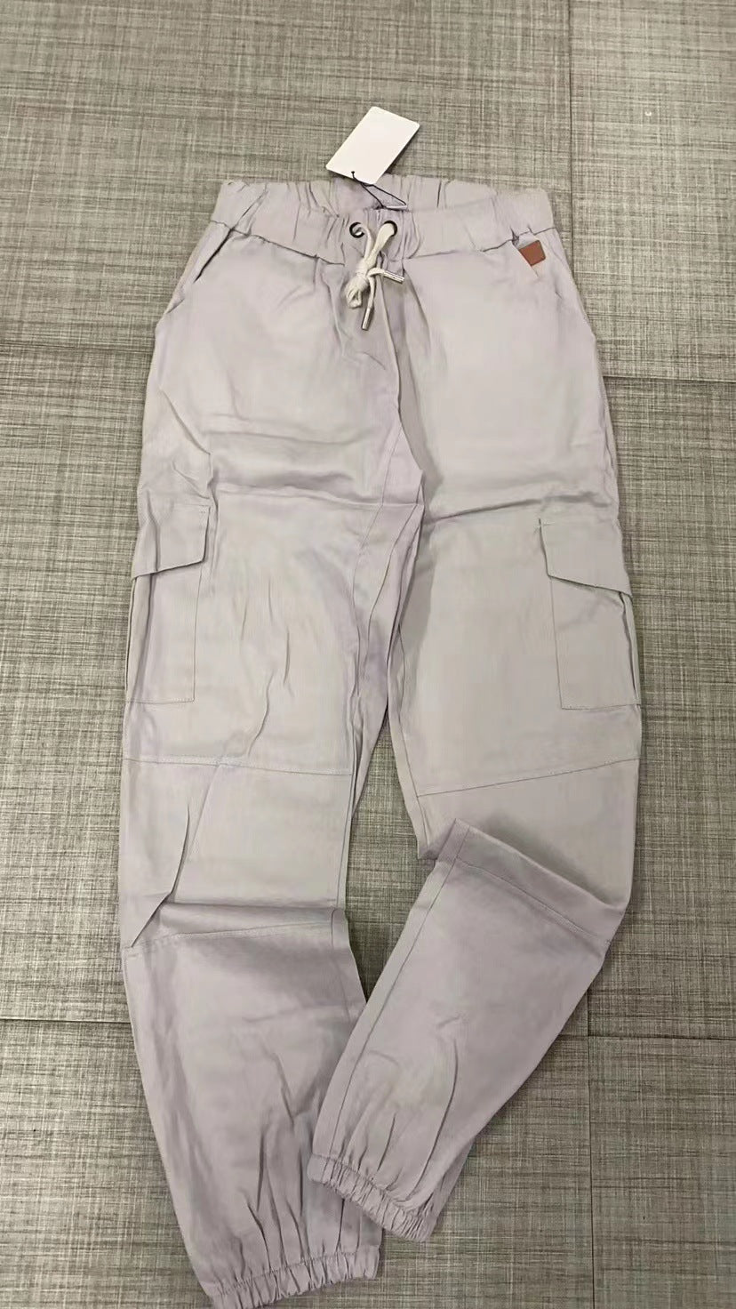Herren nan taktische Cargo-Jogger mit Tunnelzug, elastischen Bündchen und Mehrfach-Taschen Drune