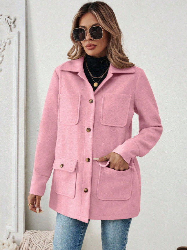 Damen Modische Utility-Jacke