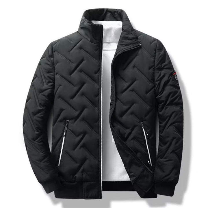 Herren Winter Steppjacke mit hochabschließendem Kragen Drune