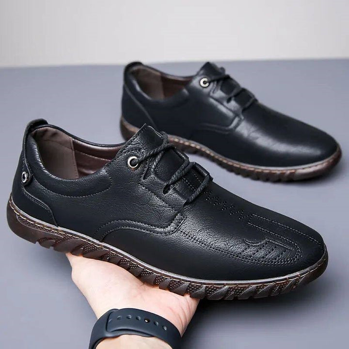 Herren Elegante Ledersneaker Drune