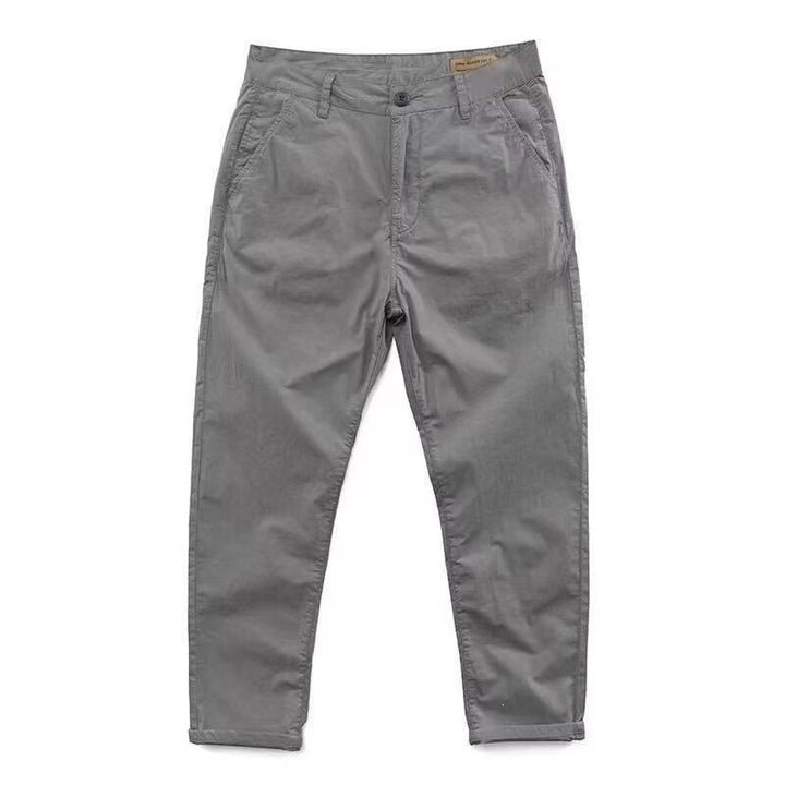 Herren Modische Chino-Hose mit elastischem Bund Drune