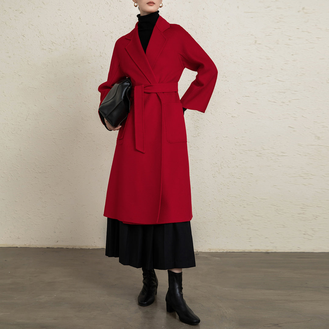 Damen Sophisticated Texturiertes Stoff Schal Drune