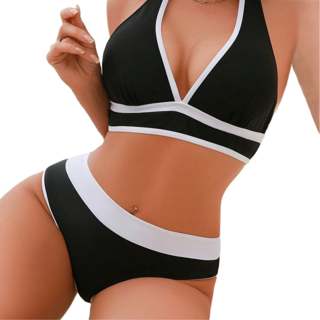 Damen Hochtailliertes Bikini-Set mit raffinierter Schnittführung Drune