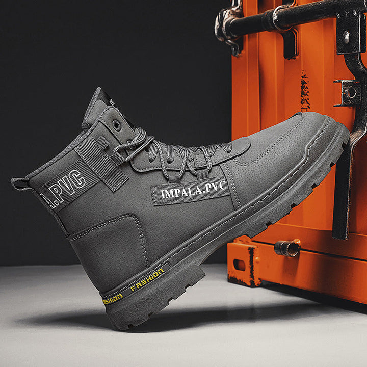 Damen modische Schnürstiefel mit robustem Profil Drune