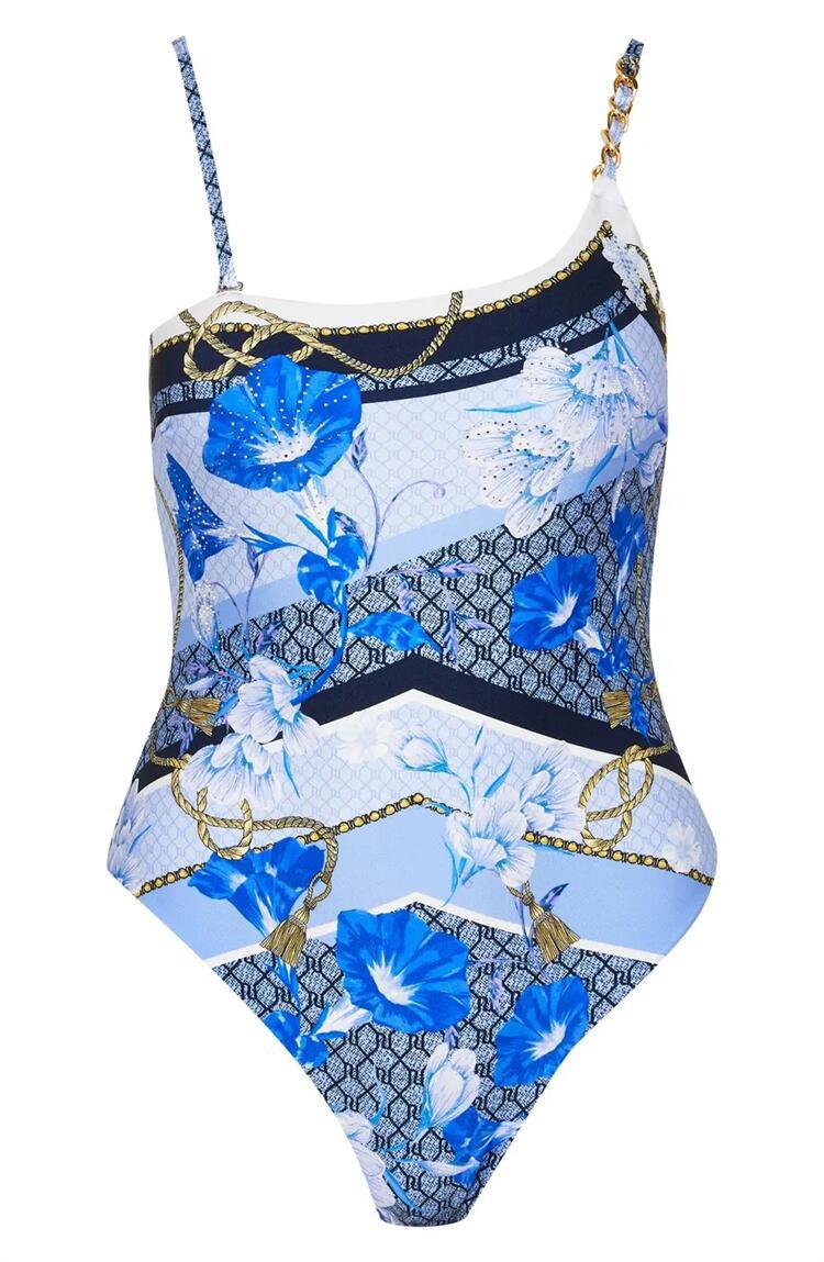 Damen Floral Badeanzug Drune