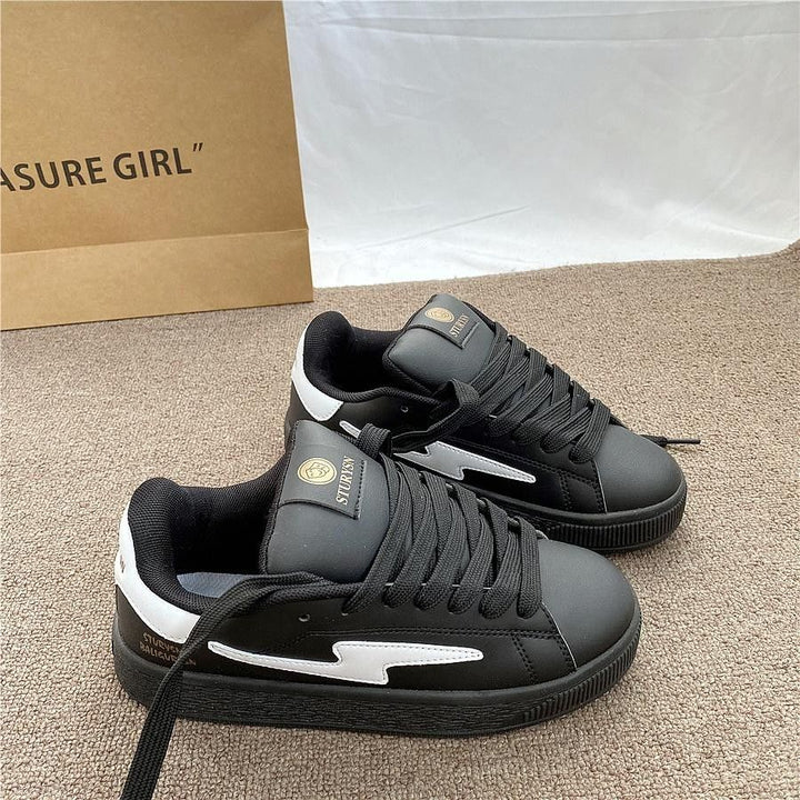 Damen Sneakers mit hochwertiger Lederoberfläche und strapazierfähiger Sohle Drune