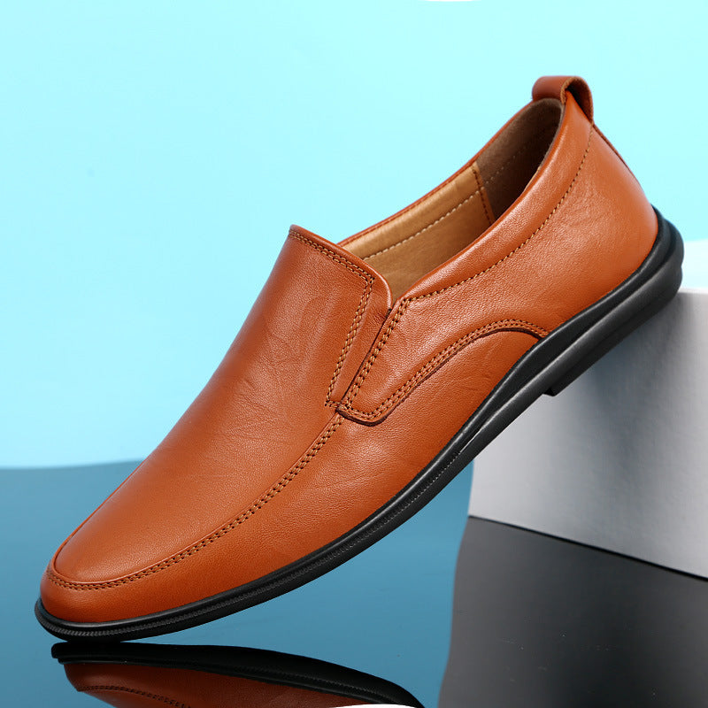Herren Eleganter Slip-On Business-Halbschuh mit gepolstertem Komfortfußbett Drune