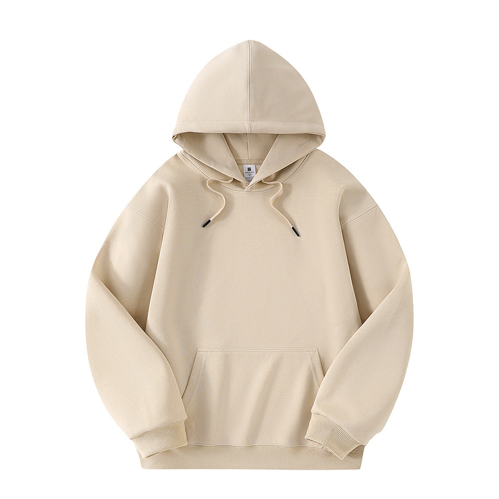 Unisex Minimalistischer Oversize-Kapuzenpullover mit French‑Terry-Qualität und verstärkten Nähten Drune