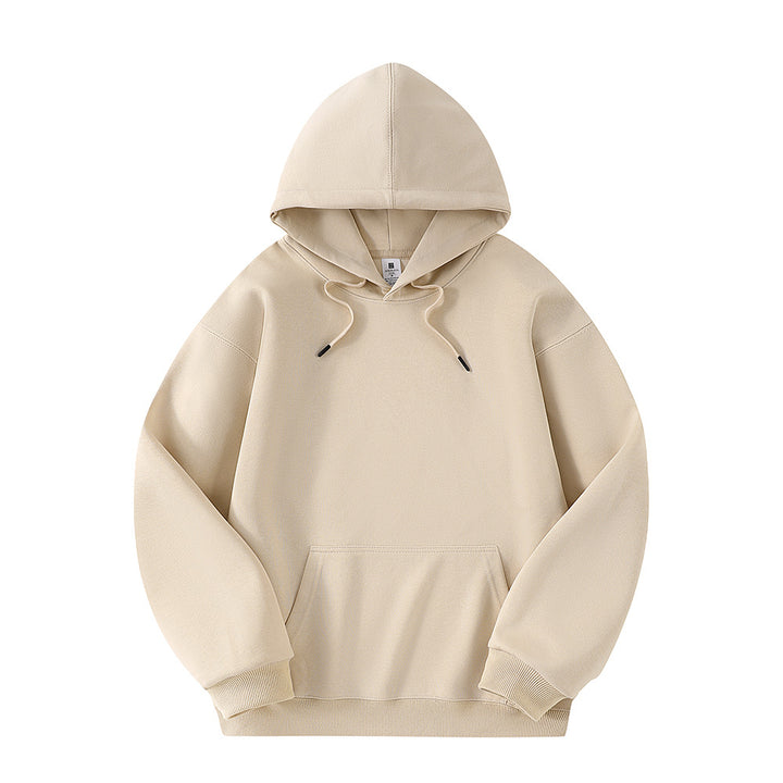 Unisex Minimalistischer Oversize-Kapuzenpullover mit French‑Terry-Qualität und verstärkten Nähten Drune