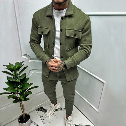 Drune | 2 Teiliges Wildleder Satz Hemd Und Hose