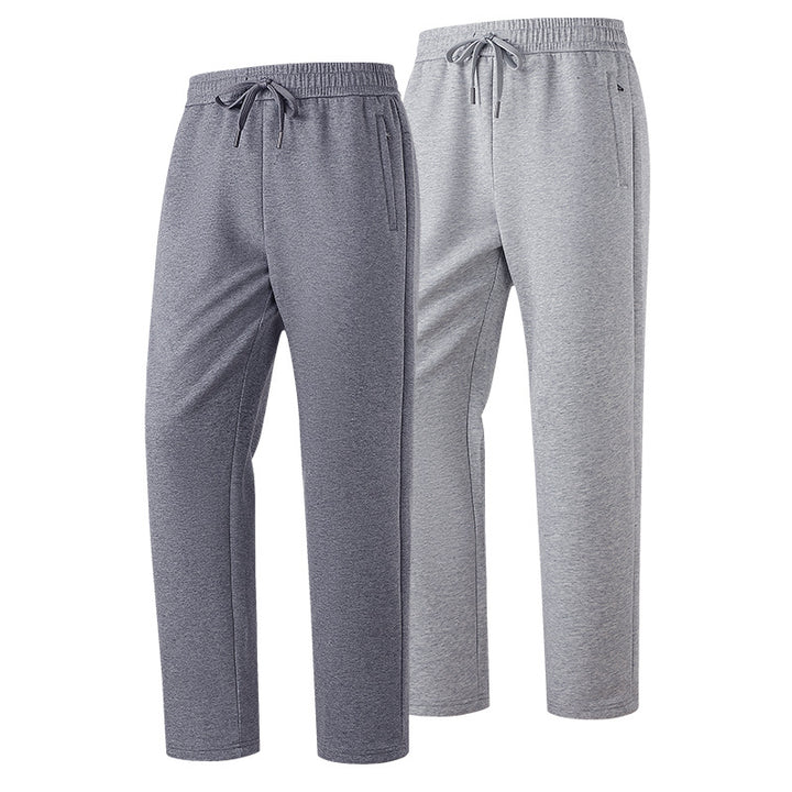Herren Tech-Jogginghose mit elastischem Bund, Reißverschlusstaschen & Bündchen Drune
