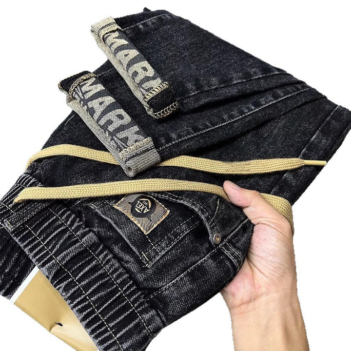 Herren Bequeme Denim Jogginghose Drune