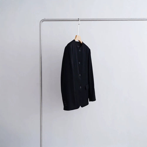 Damen Modischer Blazer mit einfachem Kragen Drune