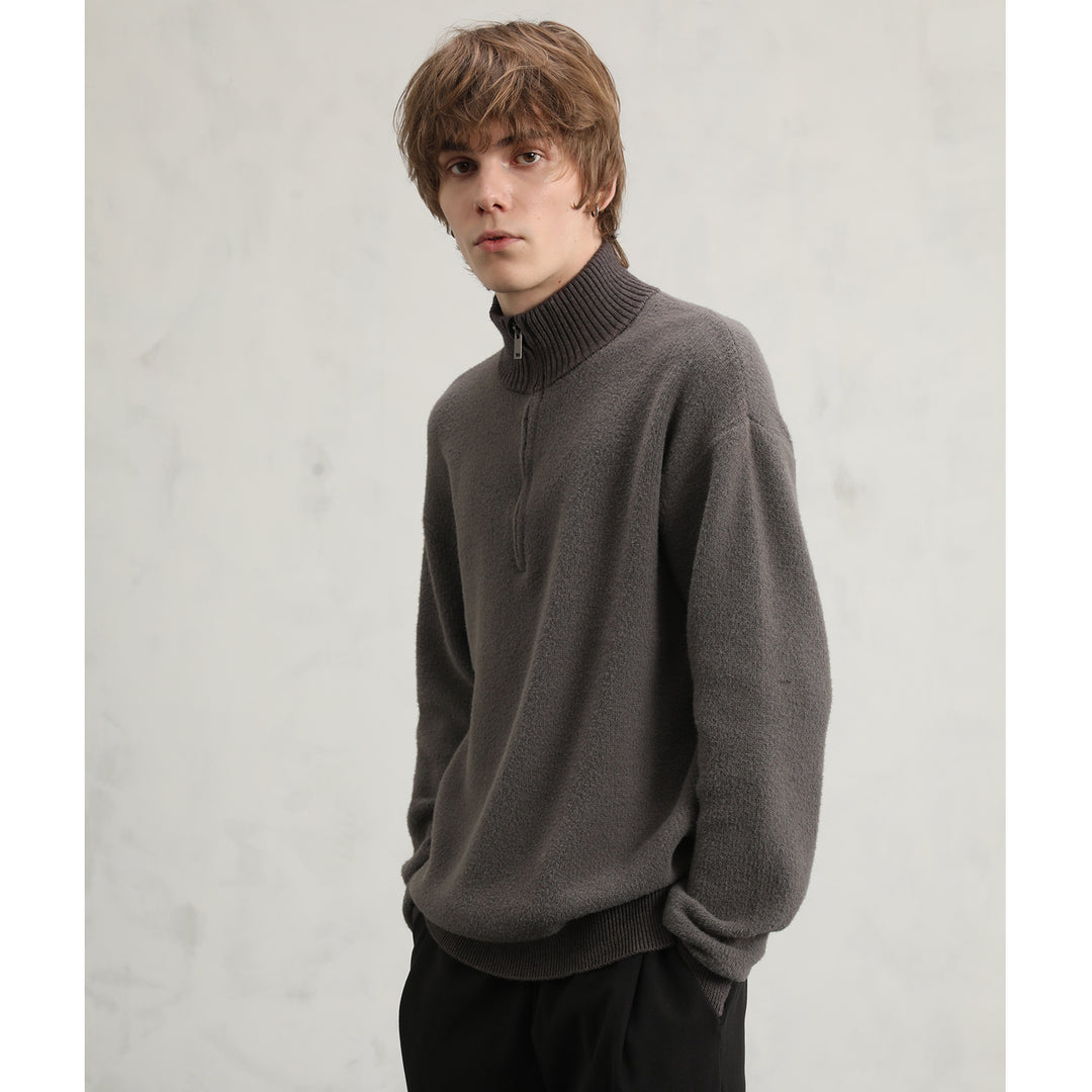 Herren Modischer Grobstrickpullover mit Rundhalsausschnitt Drune 1787964468