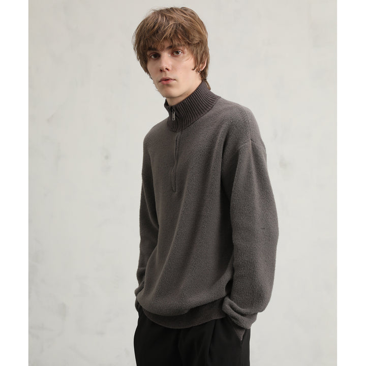 Herren Modischer Grobstrickpullover mit Rundhalsausschnitt Drune 1787964468