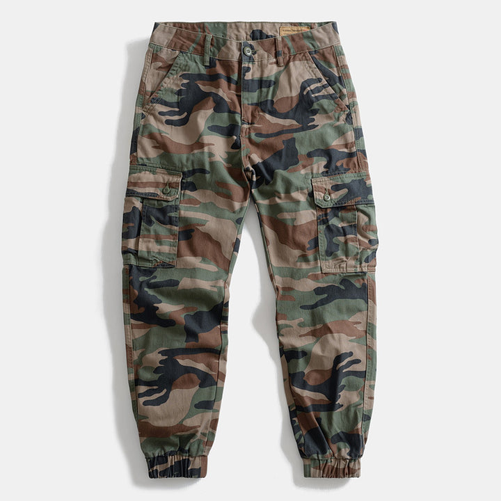 Herren Camouflage Cargo-Hose mit praktischen Taschen Drune