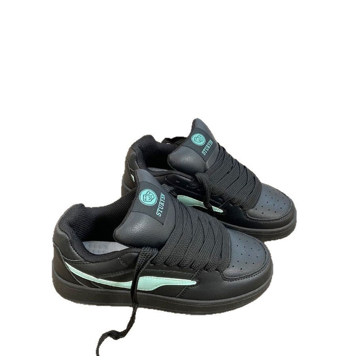 Damen Sneakers im sportlichen Vintage-Stil mit gepolsterter Innensohle Drune