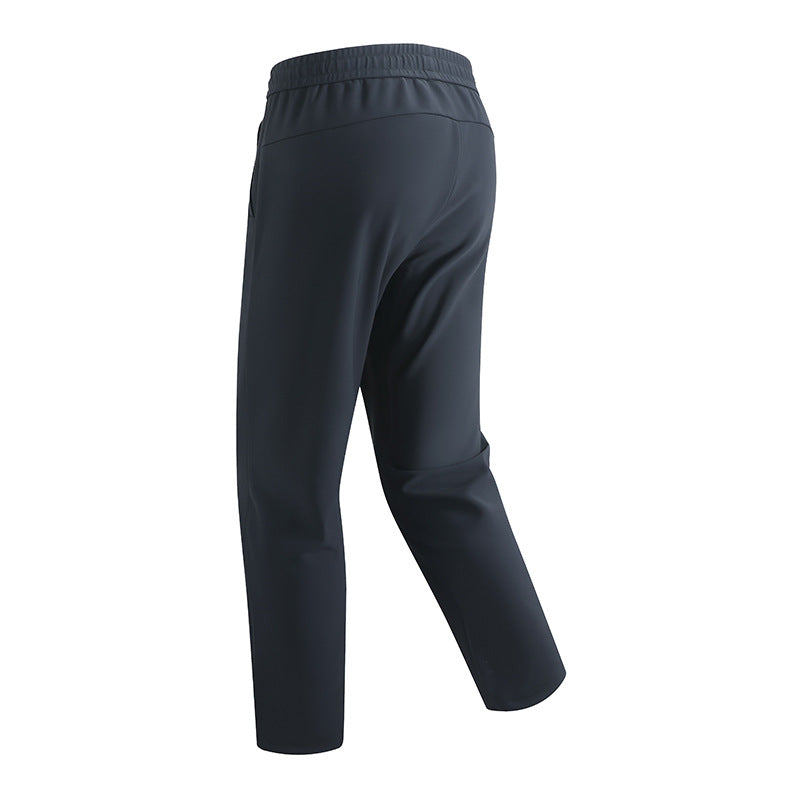 Herren Atmungsaktive Performance-Jogginghose mit geradem Bein, elastischem Komfortbund & verdeckten Seitentaschen Drune