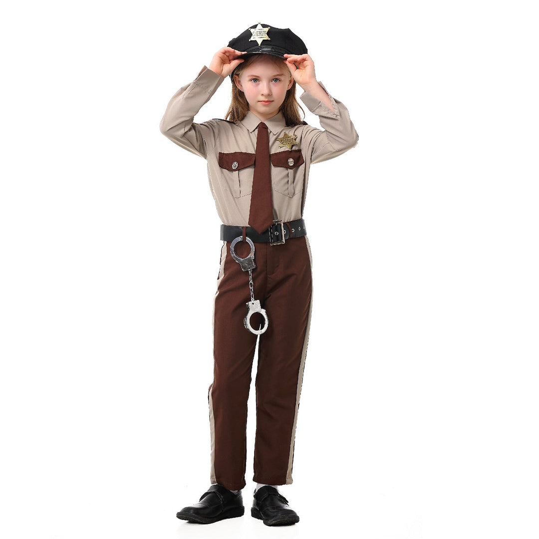 Jungen Polizei Kostüm mit Zubehör Drune