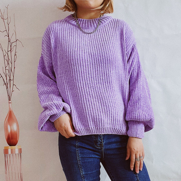 Damen Oversized Strickpullover Drune