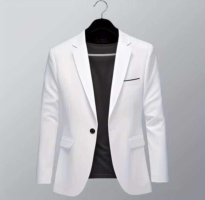 Herren nan taillierter Business-Sakko mit Stretchkomfort und modernem Revers Drune