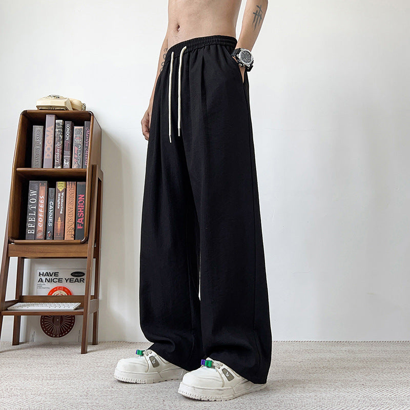 Herren Weitgeschnittene Chino-Hose