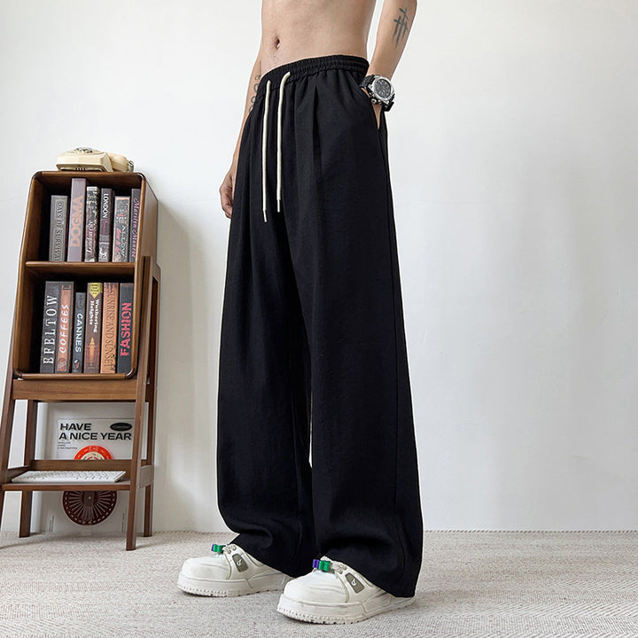 Herren Weitgeschnittene Chino-Hose