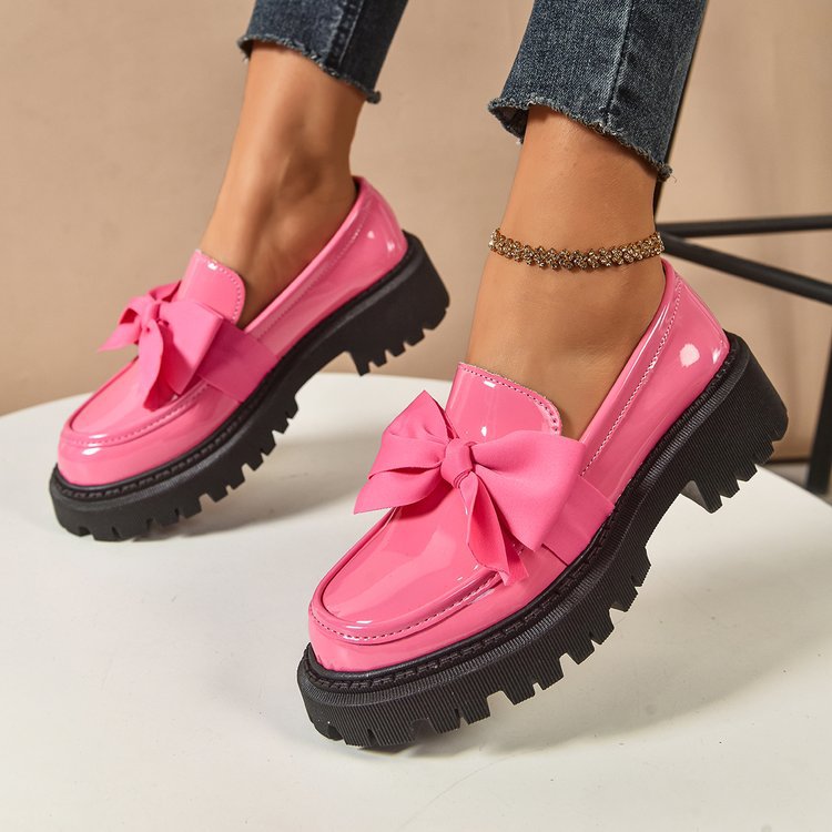 Damen Elegante Slipper mit dekorativer Schleifenverzierung und rutschfester Sohle Drune