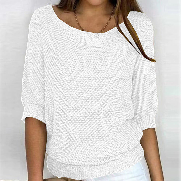 Drune | Elegantes Dreiviertelarm Bequemes Oberteil