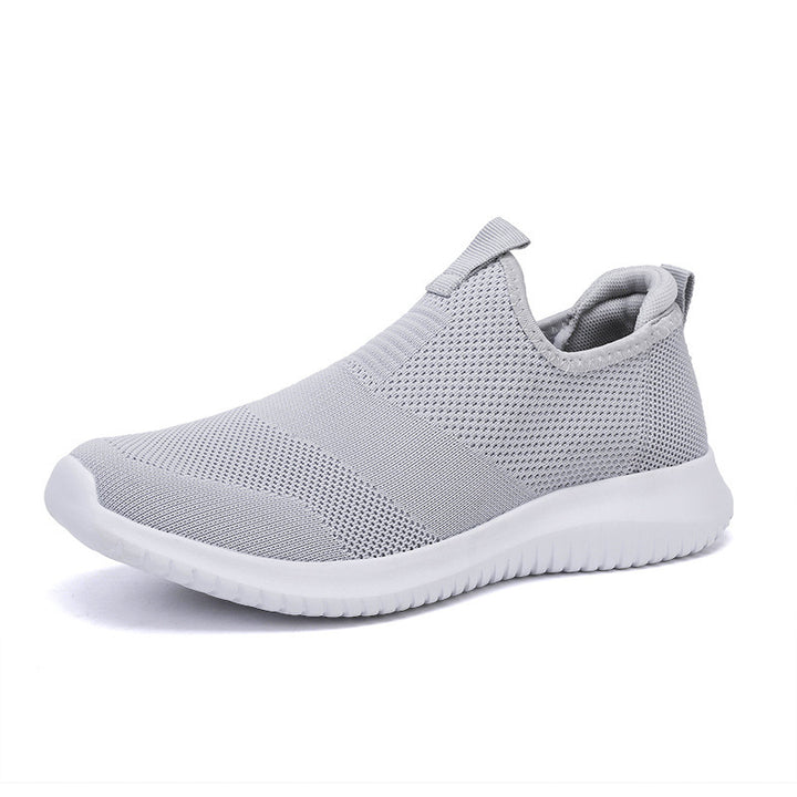 Damen nan minimalistischer Schlupf-Freizeitschuh mit vorderer Zuglasche, gepolstertem Knöchelkragen und flexibler Adaptivsohle Drune