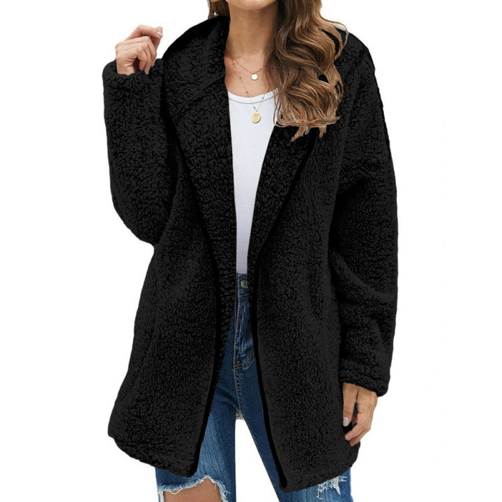 Damen kuschelige Fleecejacke mit weitem Schnitt und hochwertiger Verarbeitung Drune