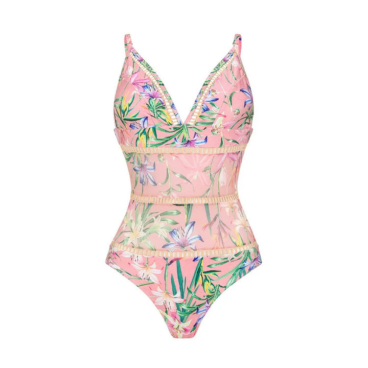 Damen Bikiniset mit langen Ärmeln Drune