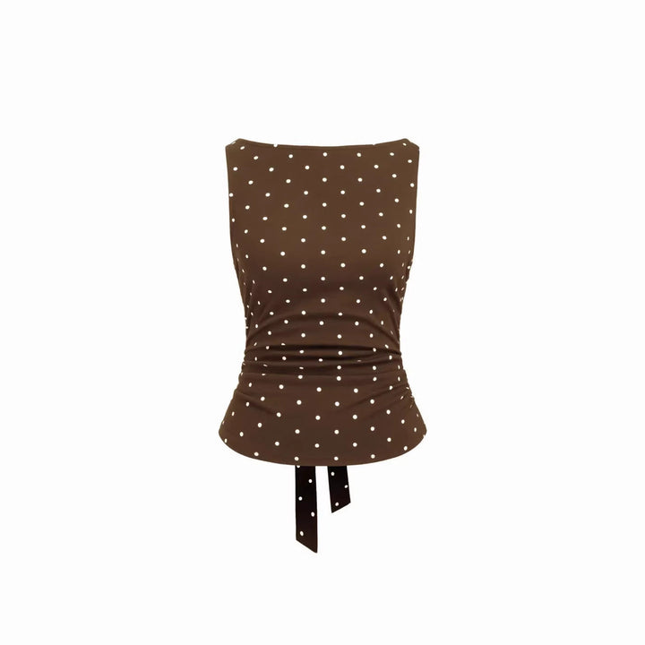 Damen Chic Rollkragen Top mit Raffung und Bindegürtel Drune