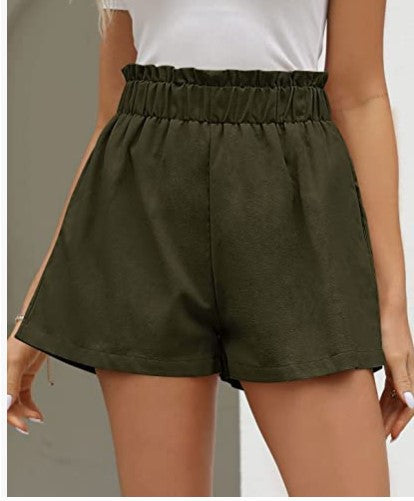 Damen Shorts mit elastischem Bund und seitlichen Taschen Drune